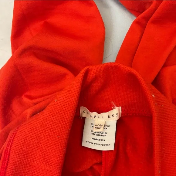 Copper Key Girls High Rise Knit Pants Size L/XL Lot Of 3 Joggers Red Black - Picture 6 of 6